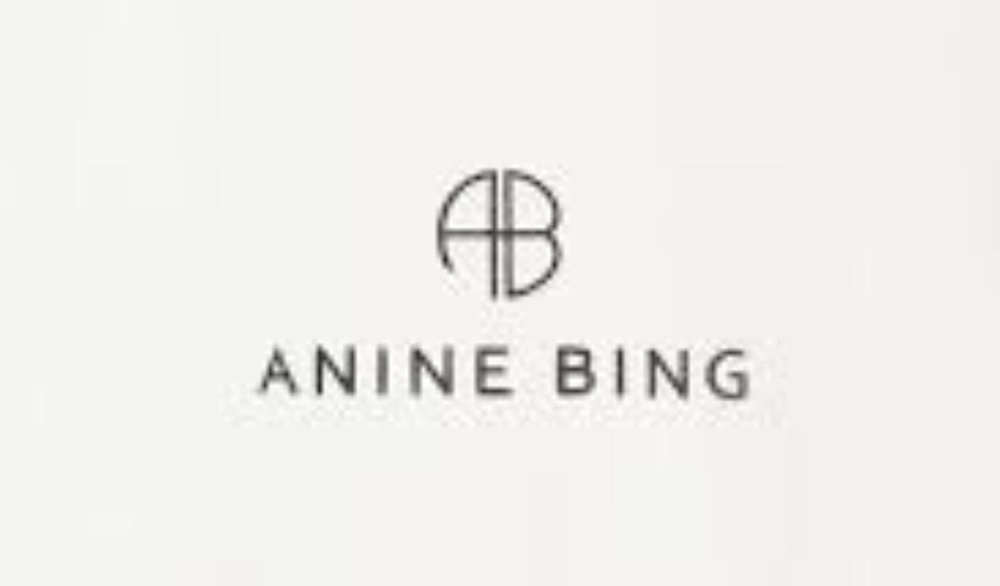Anine Bing logo with circular AB monogram